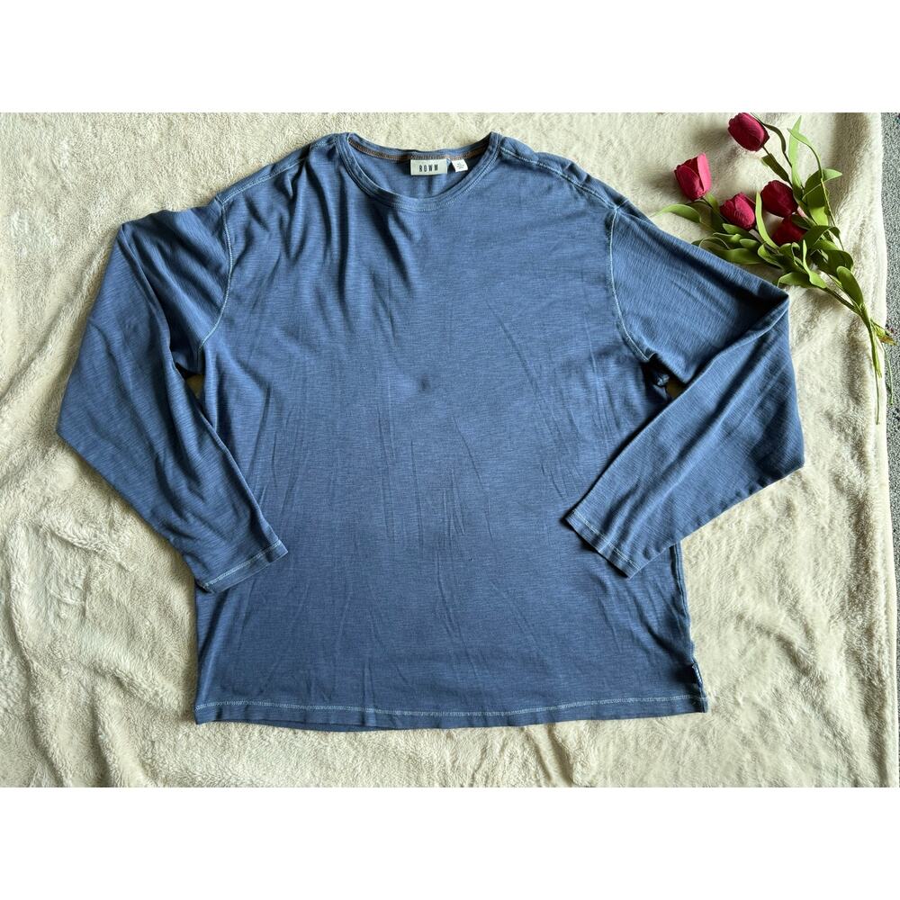 Rowm Men’s Blue Long Sleeve T-Shirt
